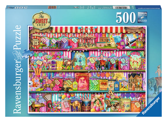 The Sweet Shop | Aimee Stewart | Ravensburger | 500 Pieces | Jigsaw Puzzle