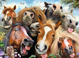 Horsing Around - Selfies | Ravensburger | 500 Pieces | Jigsaw Puzzle