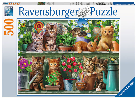 Ravensburger | Cats on the Shelf | 500 Pieces | Jigsaw Puzzle