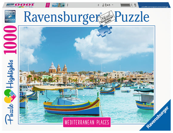 Malta - Mediterranean Places | Ravensburger | 1000 Pieces | Jigsaw Puzzle