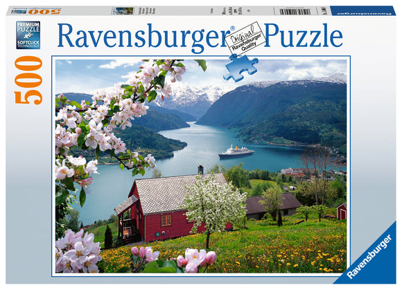 Ravensburger | Idylle Scandinave | 500 Pieces | Jigsaw Puzzle