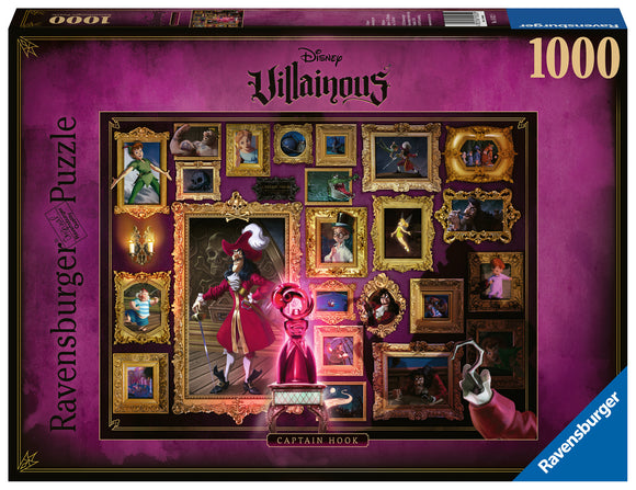 Ravensburger | Captain Hook - Disney Villainous  | 1000 Pieces | Jigsaw Puzzle