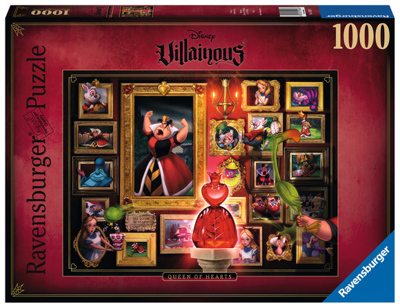 Ravensburger | Queen of Hearts - Disney Villainous | 1000 Pieces | Jigsaw Puzzle