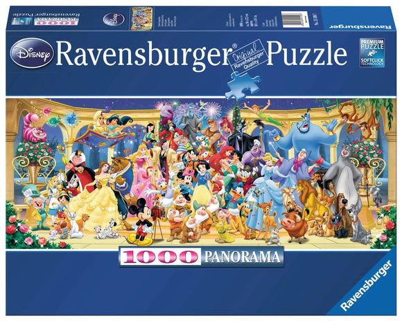 Ravensburger | Disney Group Photo | 1000 Pieces | Panorama Jigsaw Puzzle