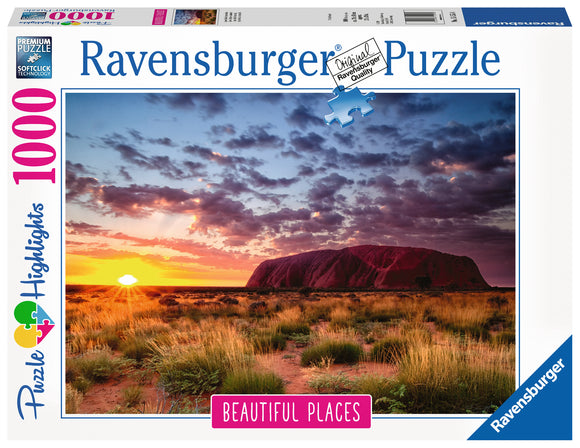 Ravensburger | Ayers Rock - Australia | Beautiful Places | 1000 Pieces | Jigsaw Puzzle