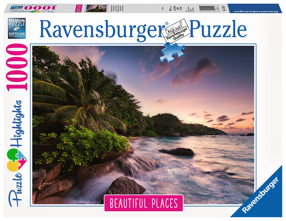 Ravensburger | Praslin Island - Seychelles | Beautiful Places | 1000 Pieces | Jigsaw Puzzle