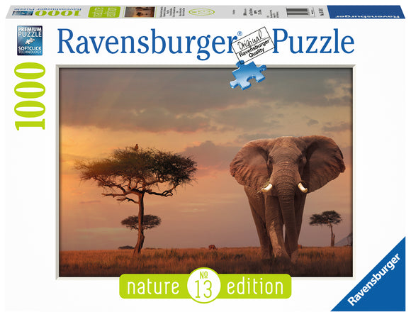 Ravensburger | Elephant of the Masai Mara | Nature Edition No.13 | 1000 Pieces | Jigsaw Puzzle