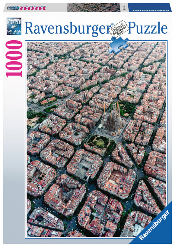 Ravensburger | Barcelona From Above | 1000 Pieces | Jigsaw Puzzle