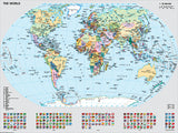 Political World Map | Ravensburger | 1000 Pieces | Jigsaw Puzzle