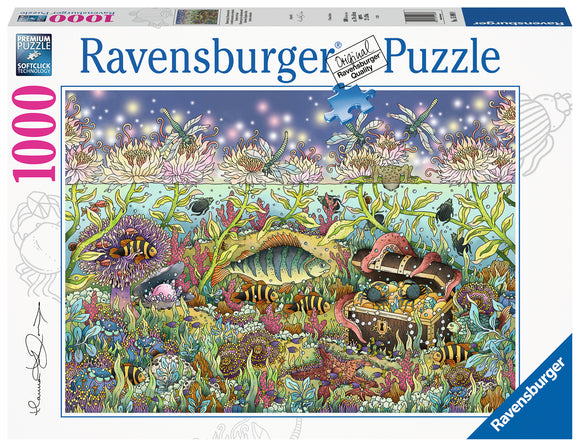 Ravensburger | Underwater Kingdom at Dusk - Hanna Karlzon | 1000 Pieces | Jigsaw Puzzle