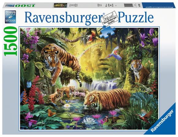 Ravensburger | Tranquil Tigers | 1500 Pieces | Jigsaw Puzzle