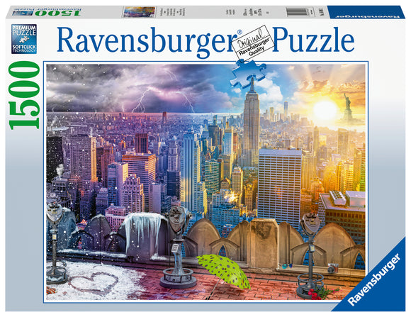 Ravensburger | Seasons of New York | 1500 Pieces | Jigsaw Puzzle