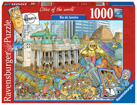 Ravensburger | Rio de Janeiro - Fleroux Cities | 1000 Pieces | Jigsaw Puzzle
