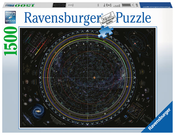 Ravensburger | Map of the Universe | 1500 Pieces | Jigsaw Puzzle