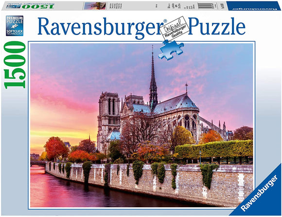 Ravensburger | Picturesque Notre Dame | 1500 Pieces | Jigsaw Puzzle