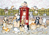 Crazy Cats... Lost In The Post - Vintage No.9 | Linda Jane Smith | Ravensburger | 1000 Pieces | Jigsaw Puzzle