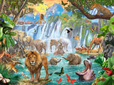 Waterfall Safari - Steve Crisp | Ravensburger | 1500 Pieces | Jigsaw Puzzle