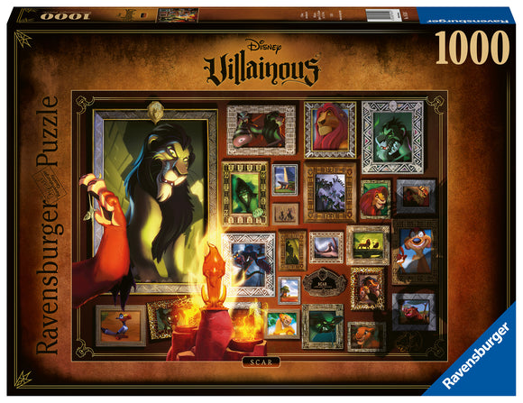 Ravensburger | Scar - Disney Villainous | 1000 Pieces | Jigsaw Puzzle