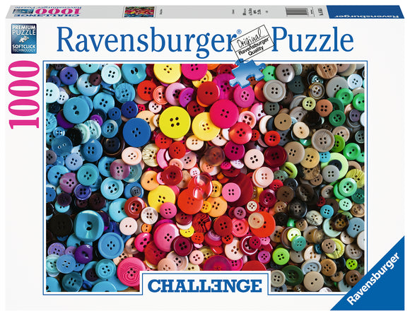Ravensburger | Buttons - Challenge | 1000 Pieces | Jigsaw Puzzle