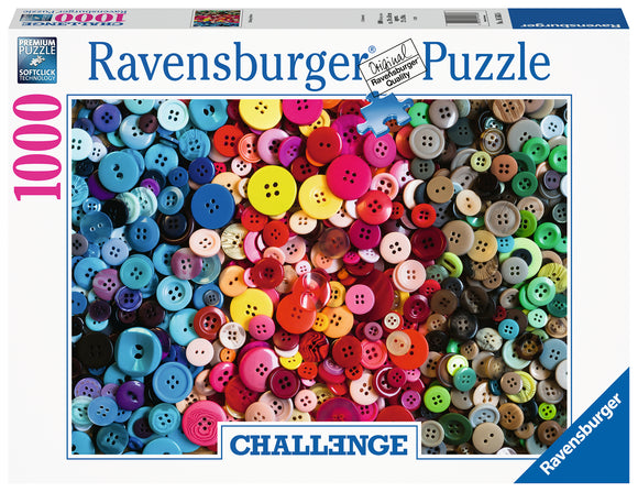 Buttons - Challenge | Ravensburger | 1000 Pieces | Jigsaw Puzzle