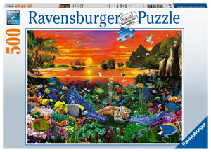 Turtle in the Reef | Ravensburger | 500 Pieces | Jigsaw Puzzle