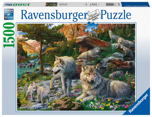 Ravensburger | Wolves in Spring | 1500 Pieces | Jigsaw Puzzle