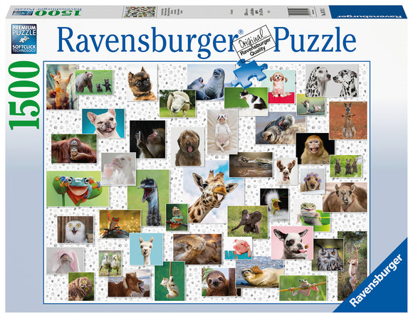 Ravensburger | Funny Animals | 1500 Pieces | Jigsaw Puzzle