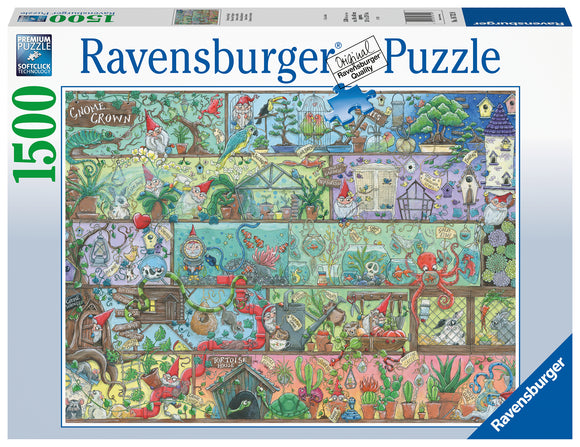 Ravensburger | Gnome Grown - Zoe Sadler | 1500 Pieces | Jigsaw Puzzle