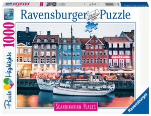 Copenhagen - Denmark | Scandinavian Places | Ravensburger | 1000 Pieces | Jigsaw Puzzle