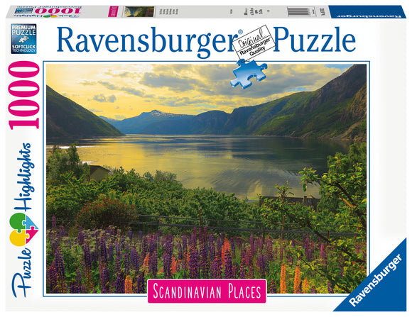 Fjord - Norway | Scandinavian Places | Ravensburger | 1000 Pieces | Jigsaw Puzzle