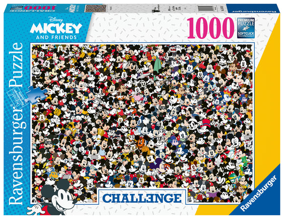 Ravensburger | Challenge Mickey - Disney | 1000 Pieces | Jigsaw Puzzle