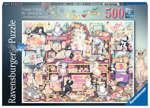 Crazy Cats... Mr Catkin's Confectionary | Linda Jane Smith | Ravensburger | 500 Pieces | Jigsaw Puzzle