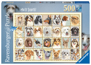 Mutt Shots! | Ravensburger | 500 Pieces | Jigsaw Puzzle