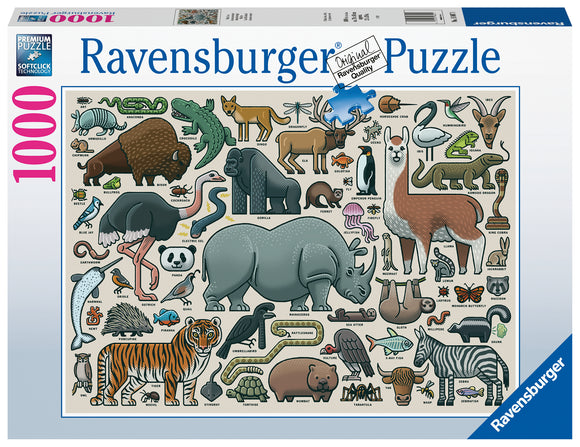 Ravensburger | You Wild Animal | 1000 Pieces | Jigsaw Puzzle