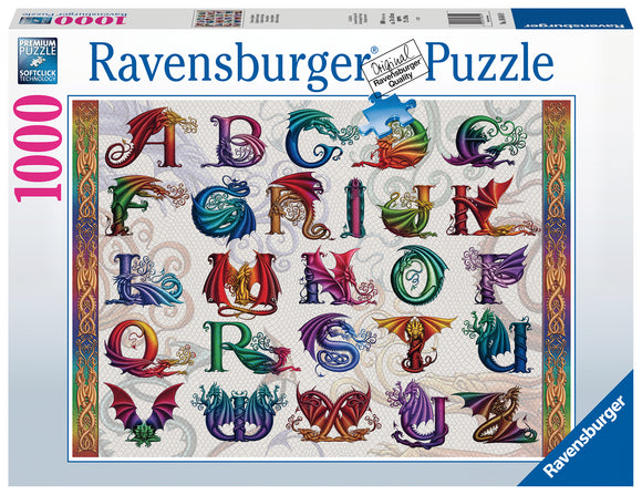 Ravensburger | Dragon Alphabet | 1000 Pieces | Jigsaw Puzzle