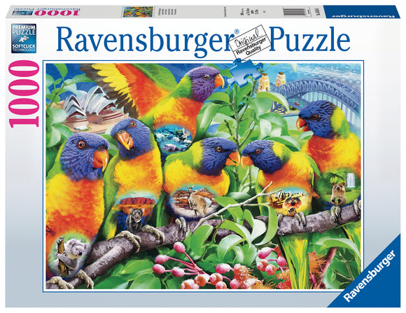 Ravensburger | Land of the Lorikeet | 1000 Pieces | Jigsaw Puzzle