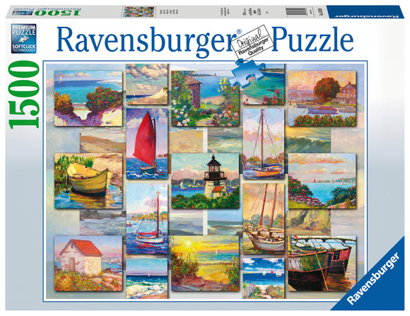 Ravensburger | Coastal Collage | 1500 Pieces | Jigsaw Puzzle