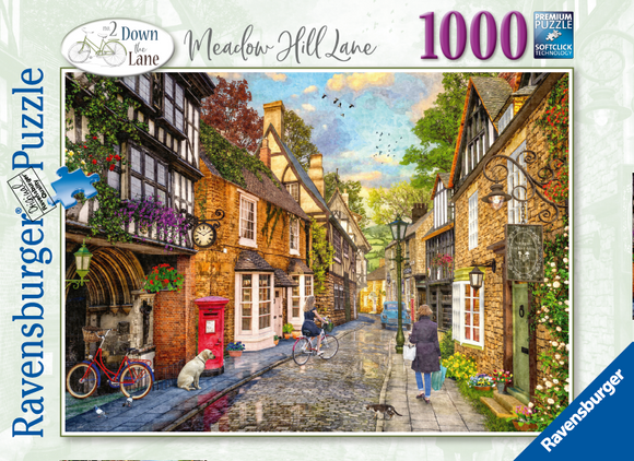 Ravensburger | Meadow Hill Lane - Down The Lane No.2 | 1000 Pieces | Jigsaw Puzzle
