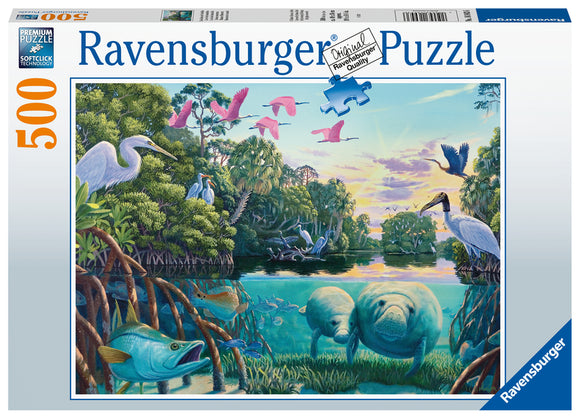 Ravensburger | Manatee Moments | 500 Pieces | Jigsaw Puzzle