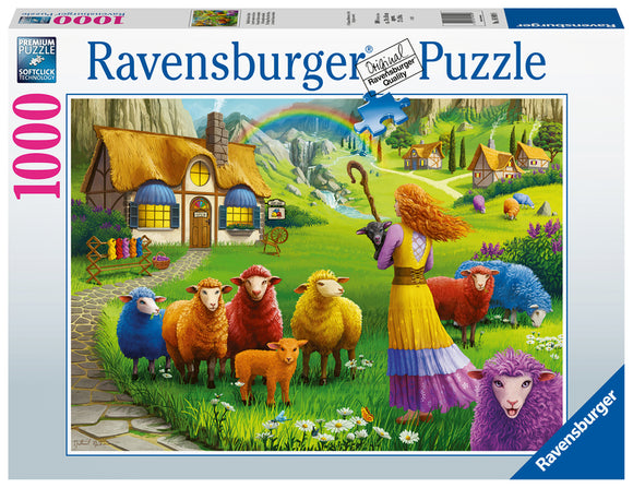 Ravensburger | The Happy Sheep Yarn Shop | 1000 Pieces | Jigsaw Puzzle