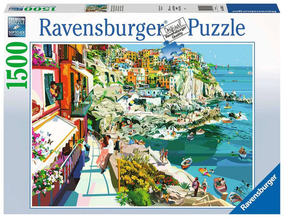 Ravensburger | Romance in Cinque Terre | 1500 Pieces | Jigsaw Puzzle