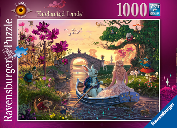 Ravensburger | Enchanted Lands - Look and Find No.1 | 1000 Pieces | Jigsaw Puzzle