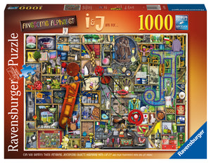 I & J - Awesome Alphabet | Colin Thompson | Ravensburger | 1000 Pieces | Jigsaw Puzzle