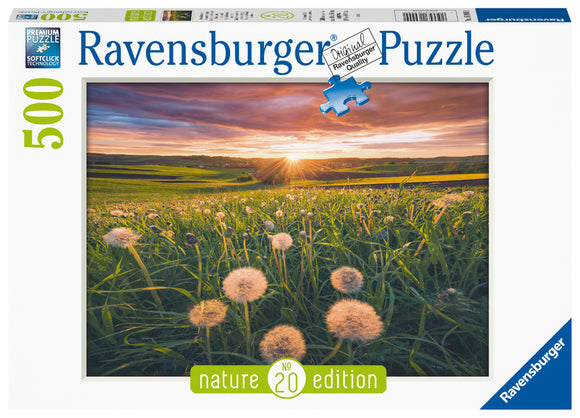 Ravensburger | Dandelions at Sunset | Nature Edition No.20 | 500 Pieces | Jigsaw Puzzle