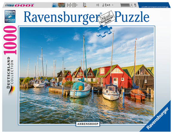 Ravensburger | Colourful Harbourside - Germany | Deutschland Collection | 1000 Pieces | Jigsaw Puzzle