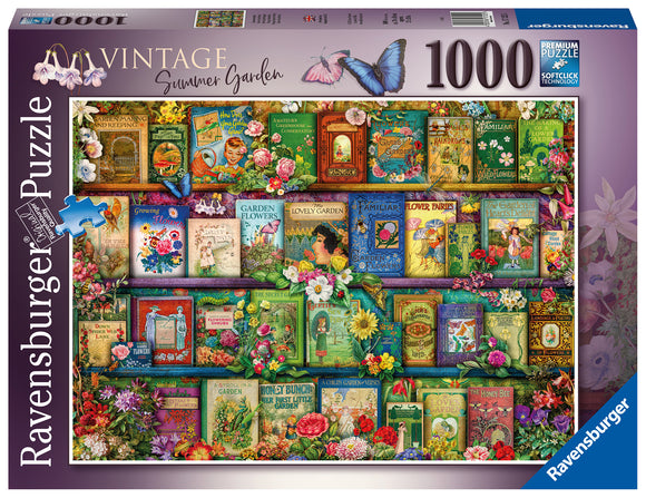Ravensburger | Vintage Summer Garden - Aimee Stewart | 1000 Pieces | Jigsaw Puzzle