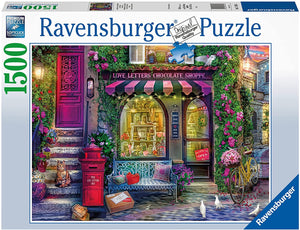 Love Letters Chocolate Shop | Ravensburger | 1500 Pieces | Jigsaw Puzzle