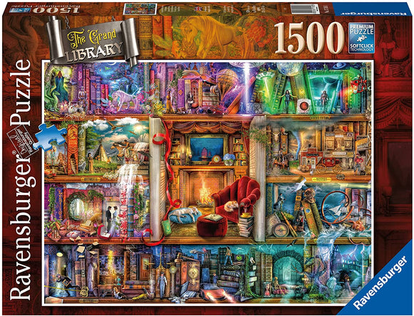 Ravensburger | The Grand Library - Aimee Stewart | 1500 Pieces | Jigsaw Puzzle