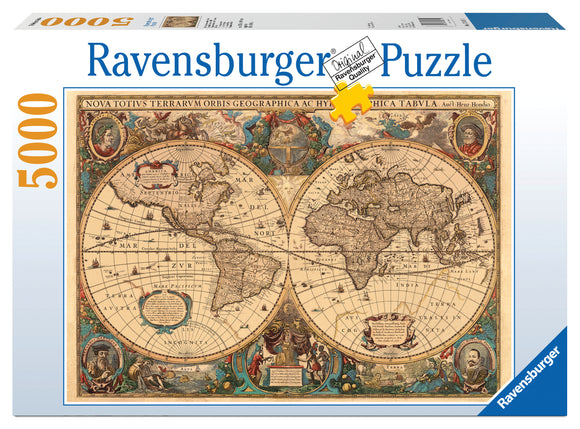 1000 Piece Puzzle - Antique World Map 