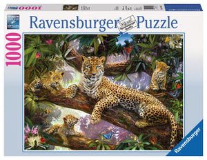 Leopard Family | Ravensburger | 1000 Pieces | Jigsaw Puzzle